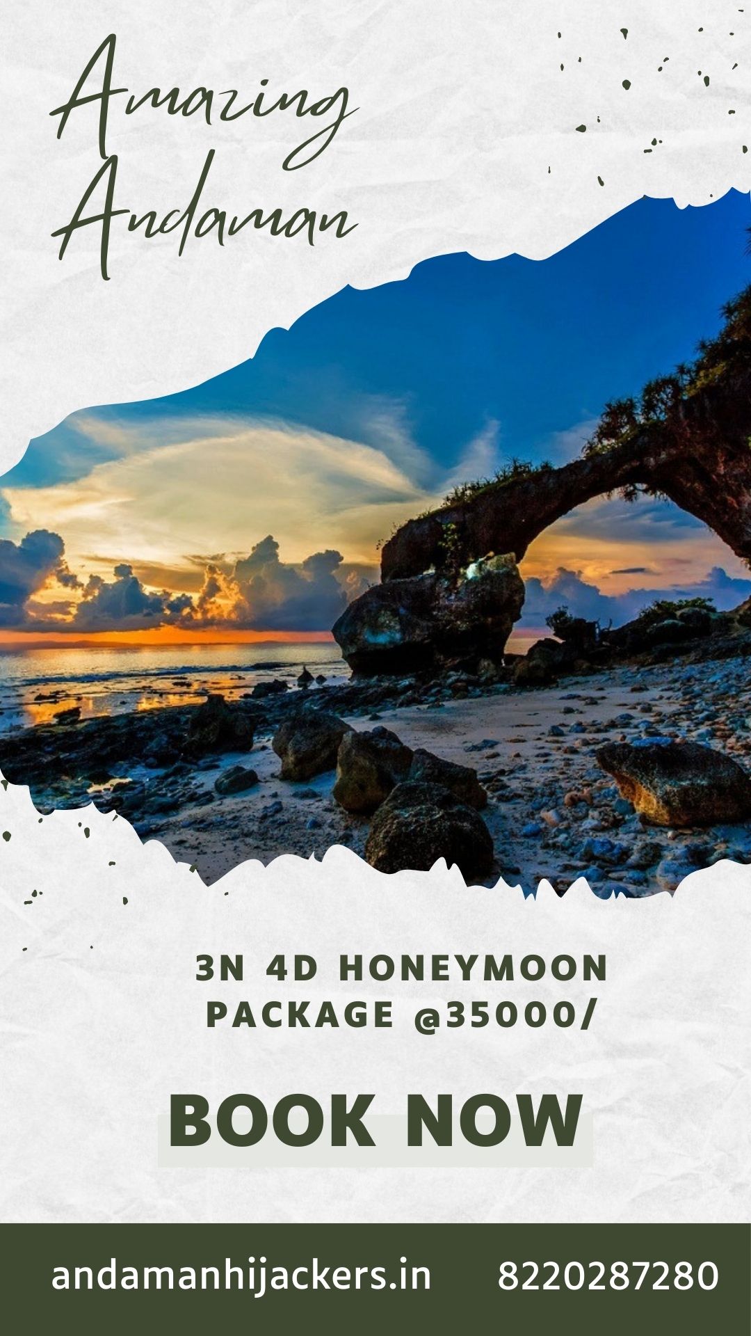 3Nights 4 Days Andaman Honeymoon Package