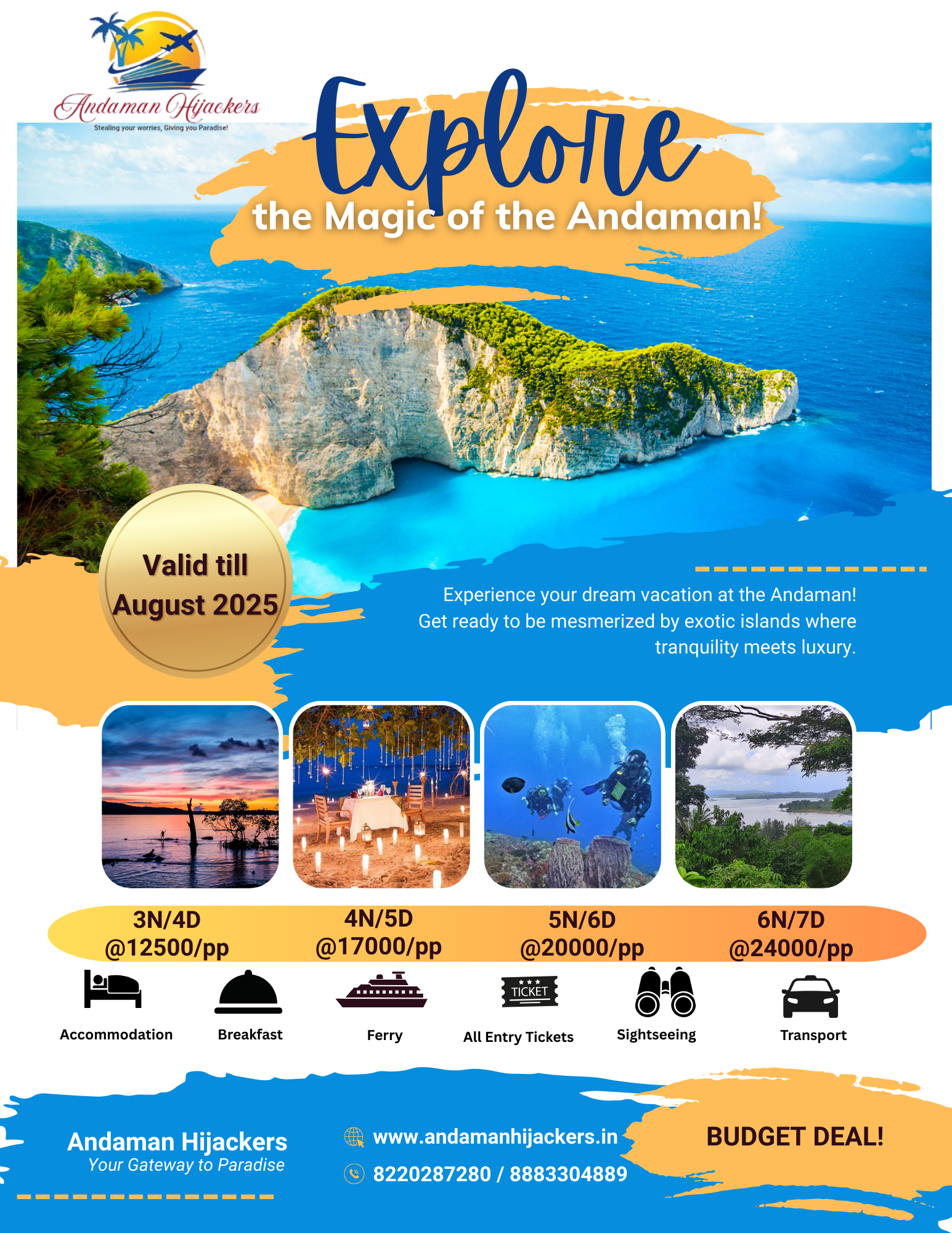 Explore the magic of Andaman Islands with "andamanhijackers"
